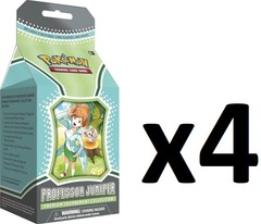 Pokemon Professor Juniper Premium TOURNAMENT Collection DISPLAY Box (4 Kits)